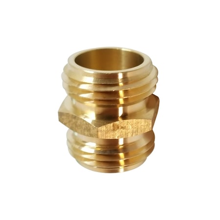 Thrifco Plumbing 3/4 Inch Male GHT X 3/4 Inch Male GHT Nipple 4400308